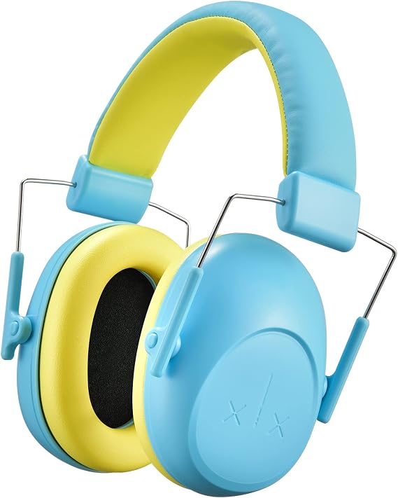 Noise Cancelling Headphones for Kids, SNR28dB Kids Ear Protection Ear Muffs for Noise Reduction 3-16 Years Hearing Protection Ear Muffs, Kids Noise Cancelling Ear Protection Headphones for Autism