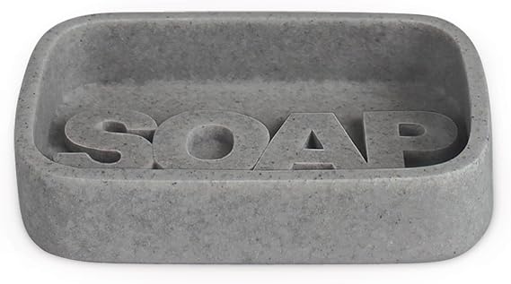 Soap Embossed Resin Soap Dish