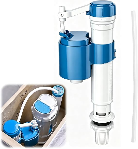 Toilet Flush Valve,1/2" Adjustable Toilet Fill Valve - Universal Toilet Cistern Flush Parts,Cistern Fill Valve