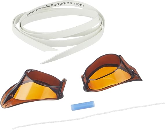 Malmsten AB's Original Swedish Goggles - Goggle for Swimming - Swedish Goggles for Swimming, Women and Men - Smoke.