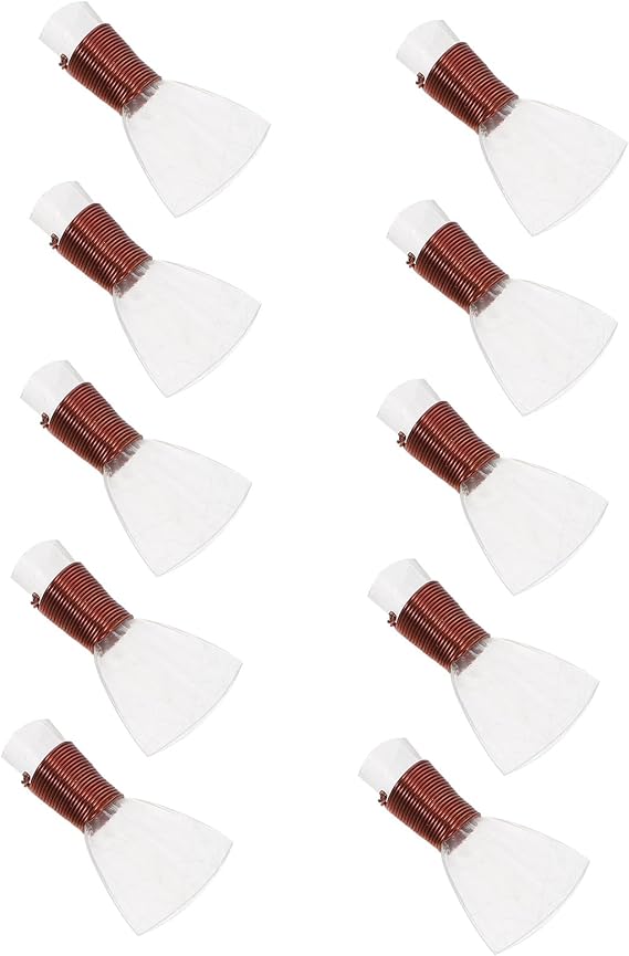 Vaguelly 10pcs Reeds Professional Plastic Mouthpieces for Musical Instruments Lightweight and Practical Replacement Kit for Musicians Students and Music