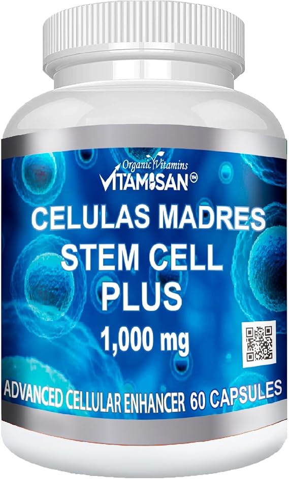 Celulas Madres 60 Capsules Vitamisan 1000 mg Aphanizomenon Flos-aquae Blue Green Algae AFA Stem Natural Cell