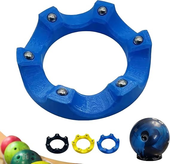 Bowling Ball Spinner Stand with 360 Degree Rotating Ball Cup - Heavy Duty Steel Bearing Holder for Cleaning and Polishing, Portable Bowling Accessories Compatible with All Balls Types