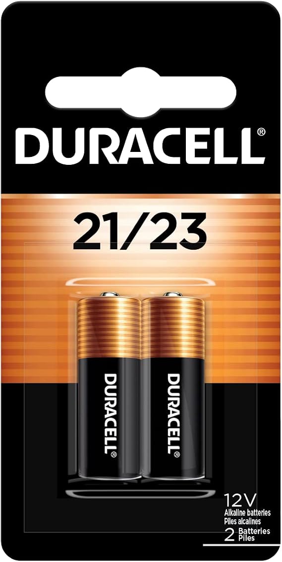 Duracell - 21/23 12V Specialty Alkaline Battery - Long Lasting Battery - 2 Count (Pack of 1)
