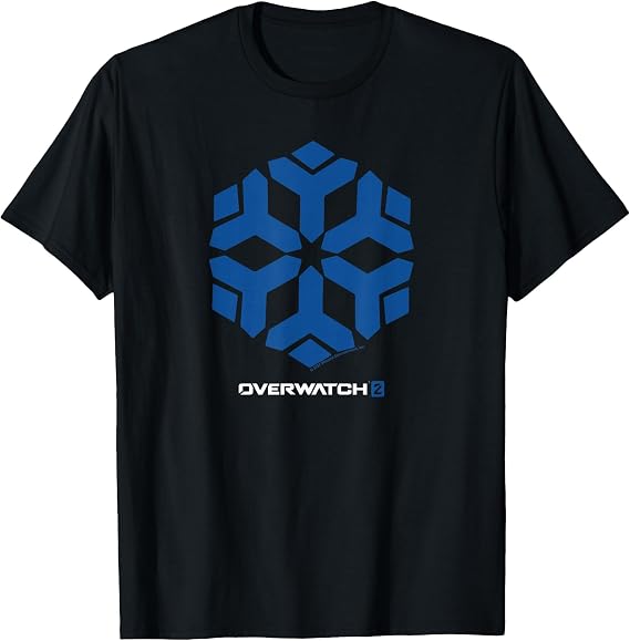 Overwatch 2 Mei Center Snowflake Icon T-Shirt