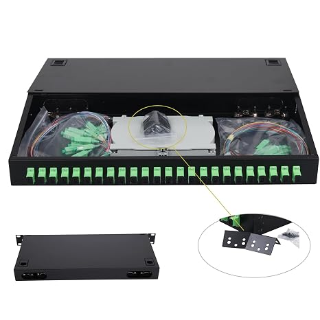 2-Pack 24-Port SC/APC Rack Panel Kit, 19" Fits