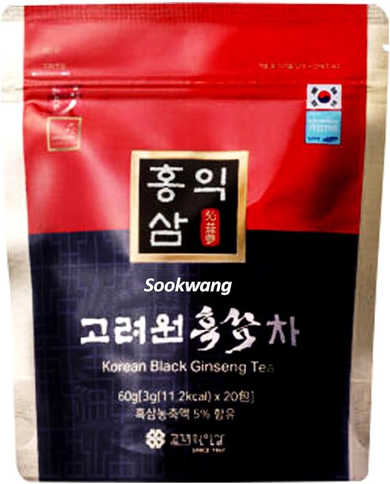 Black Ginseng Extract Granules Tea Concentrated Ginseng Extract_2.12oz (3g x 20 Sachets)