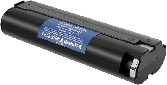Exmate 3500mAh 7.2V Battery Compatible with Makita 7000 7002 7033 191679-9 632002-4 632003-2 192532-2 192695-4 6010D 6172D DA3000D 6018D 6019D 9500D DA301D 6073D ML702 Cordless Tool