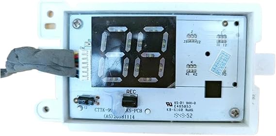 Air Conditioner Display Panel Receiver Panel Accessories,Compatible for AUX, CTTK-99X57-AKS PCB Display