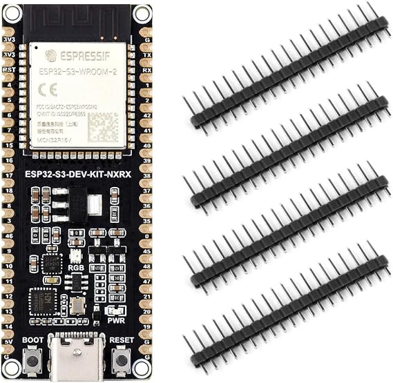 Waveshare ESP32-S3 Microcontroller, 2.4GHz Wi-Fi Development Board, 240MHz Dual Core Processor, ESP32-S3-WROOM Module,32MB Flash and 16MB PSRAM