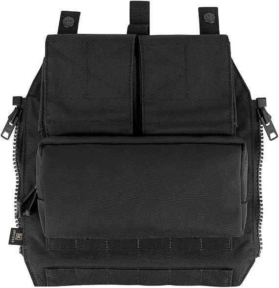 KRYDEX Tactical Pouch Zip-On Panel for Vest
