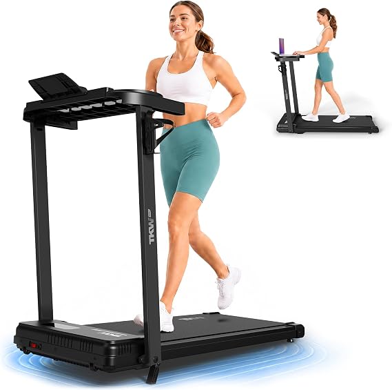 Walking Pad with Vibration Plates, 3 in 1 Walking Vibration Pad, Walking Pad with Incline, Under Desk Walking Pad with Remote Control and LED Display for Home Small Space