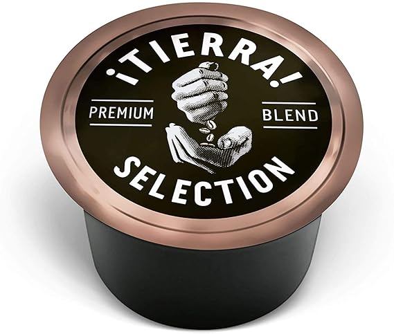Lavazza BLUE Espresso Tierra! Selection Premium Blend Single Dose Coffee Capsules,100 Count Pack of 1