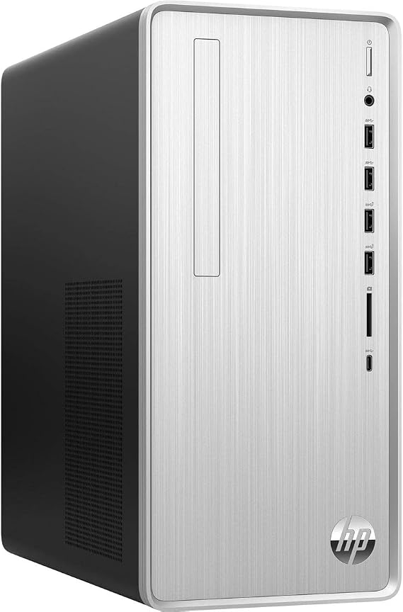 HP Pavilion Desktop PC, AMD Ryzen 5 4600G Processor 6-core with Radeon Graphics, 12 GB DDR4-3200 SDRAM, 512 GB HD - Windows 10 Home, Multi-Display Capable, 5.1 Surround Sound (TP01-1140)