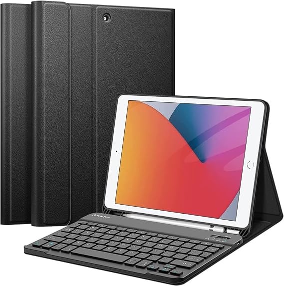 UnDePlus Samsung Galaxy Tab S10 FE+ Plus 13.1inç ile uyumlu Kılıf Kablosuz Klavyeli Case Mobax Türkçe X620 X626 Siyah