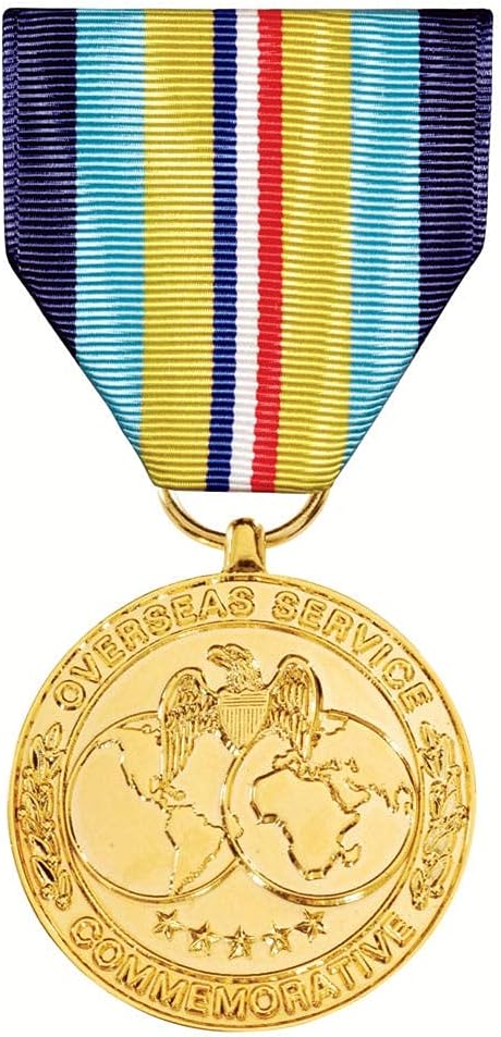 Overseas Service Commemorative Medal Anodized