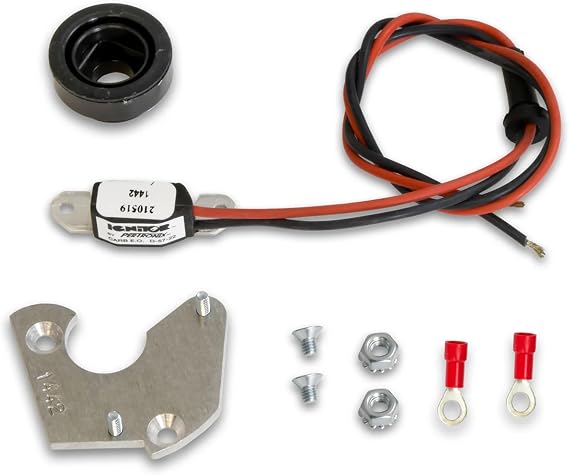 PerTronix Ignitor Electronic Ignition Conversion Kit - 12V Negative Ground Ignition Module, Replaces Points, Compatible with IHC 4 Cylinder International Distributors - 1442 | 12V Negative Ground Ignition Module, Compatible with IHC 4 Cylinder International Distributors