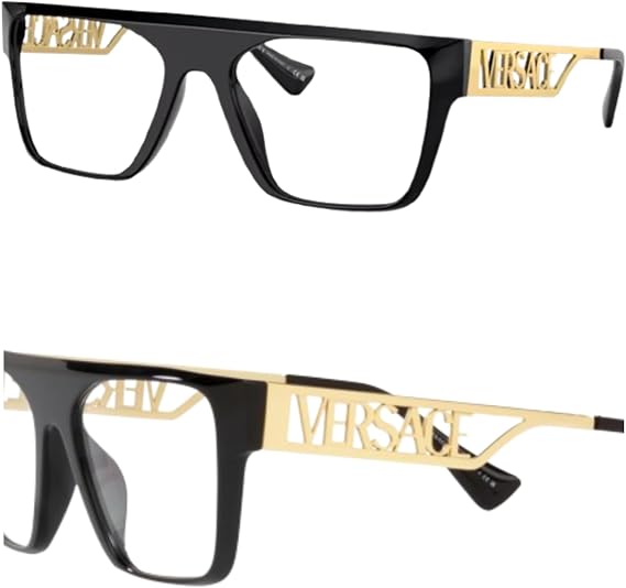 VERSACE VE3326U 90s Vintage Logo Eyeglass with Luxury Eyewear kit