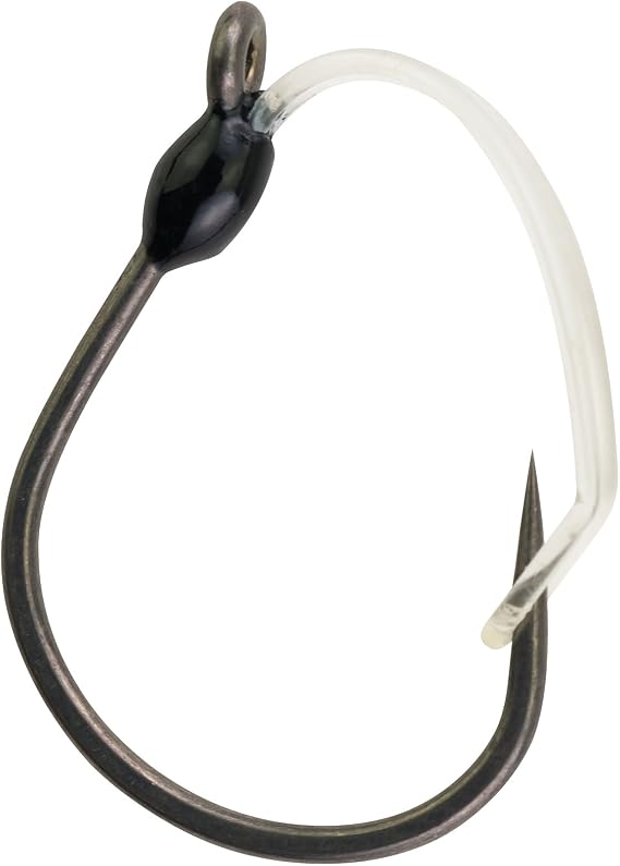 Berkley Fusion19 WeedlessWideGap Hooks Smoke Satin, Hook Size: 2/0 (5 Count)
