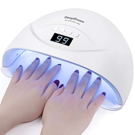 Deep Dream 84w UV LED Nail Lamp Gel Polish Light Nail Dryer with 4 Timer Fingernail Toenail Curing Lamps Professional Salon