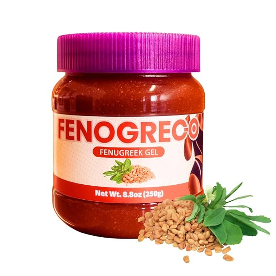 HERBALISTA All Natural Fenugreek Gel 8.8oz (250gr) Infused With Real Fenugreek Seeds - Gel De Fenogreco - Natual, No Aditivos, Con Semillas Reales De Fenogreco.