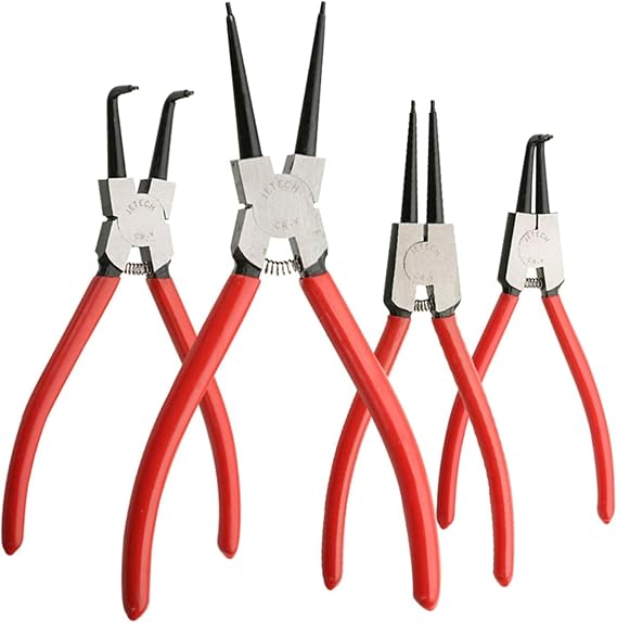 Wire Cutters,Crimping Pliers, Wire Cutters Stripper Snap Ring Pliers Spring Pliers Tool Set Multifunctional Snap Ring Hand Tools Pliers Tool Set Side Cutters