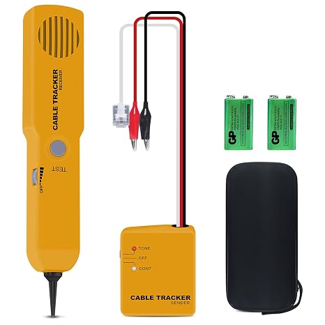 Wire Toner Network Cable Tracer, Tone Generator and Probe Kit