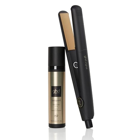 ghd Original Styler 1" Flat Iron Hair Straightener, Optimum Styling Temperature for Professional Salon Quality Results, No Extreme-Heat Styling Damage, Ceramic Heat Technology