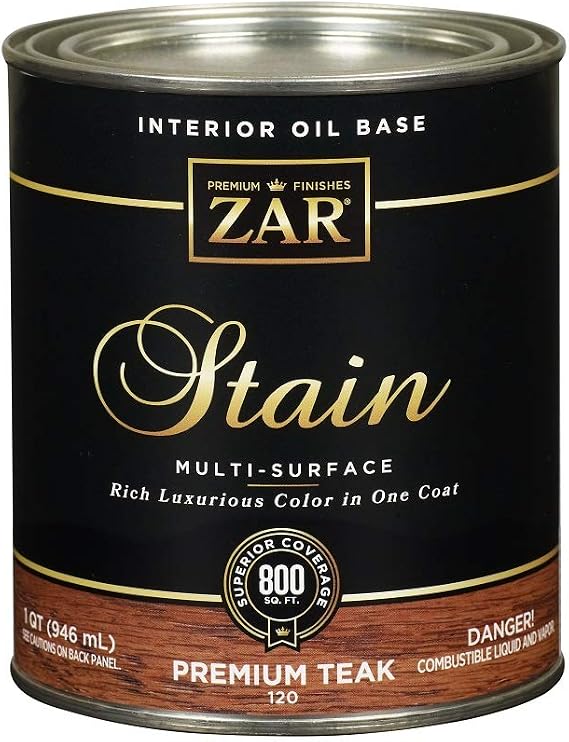 ZAR 12012 Wood Stain, QT, Premium Teak
