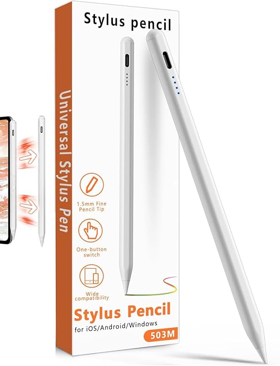 NovStrap Huawei Matepad Pro/11/12X/11.5/Air/Se T5/T8/T10 ile Uyumlu Dokunmatik Tablet Kalemi 3.Nesil Stylus Pencil