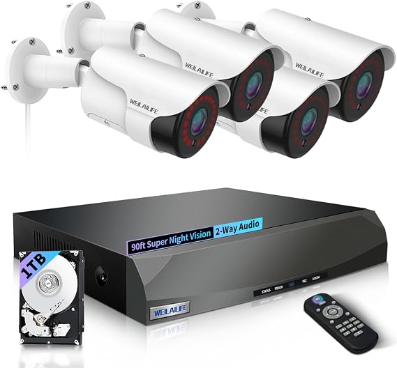 Wired Security Camera System, Home Video Security Cameras Systems