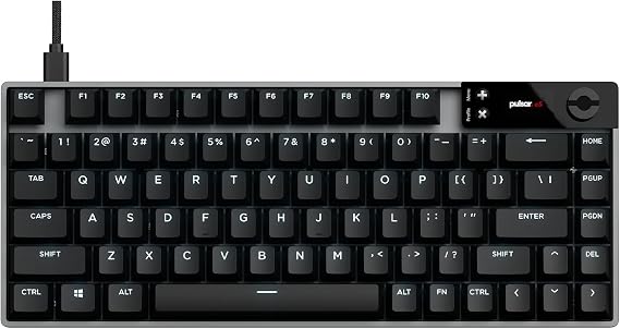 Pulsar Gaming Gears eSHE70 Gaming Keyboard, 70%, ANSI, Black