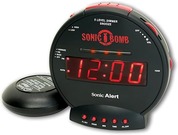 Geemarc Sonic Bomb Vibration Alarm Clock