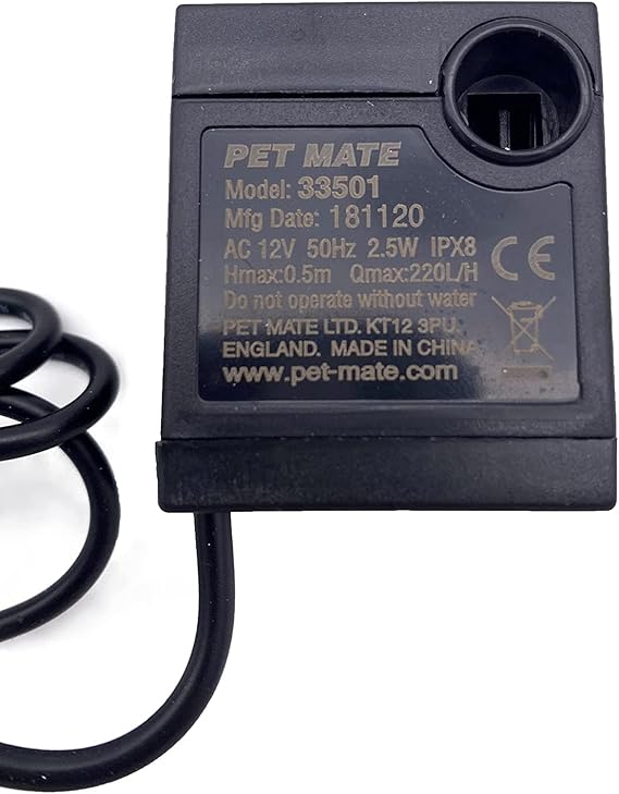 Cat Mate Replacement Pump for Pet Drinking Fountains (354)