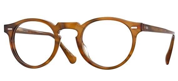 Oliver Peoples OV5186 1011 47 Gregory Peck Raintree Round Frames Sunglasses