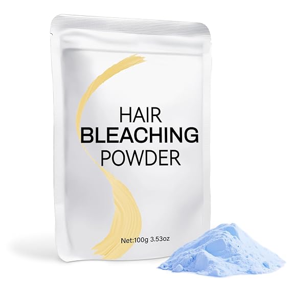 Hair Bleach Powder 100g/3.53oz, Professional Lightening Bleach for Hair, Strong & Gentle Bleach Powder for Hair, Lift Up to 8 Levels, Perfect for DIY Blonde Highlights & Lightening