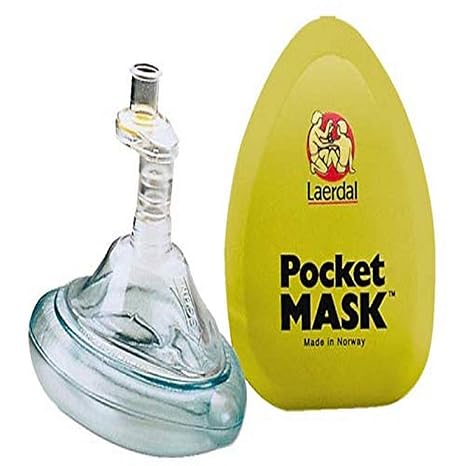 Laerdral 82001933 Pocket Basic Mask with Yellow Hard Plastic Case