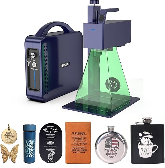 GWEIKE G2 Pro 30W Fiber Laser Engraver with 3D & Deep Engraving