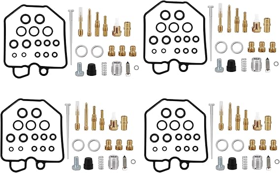 KIPA Carburetor Carb Rebuild Repair Kit For 1981-1982 CB900F CB900C CB1000, 4-Pack