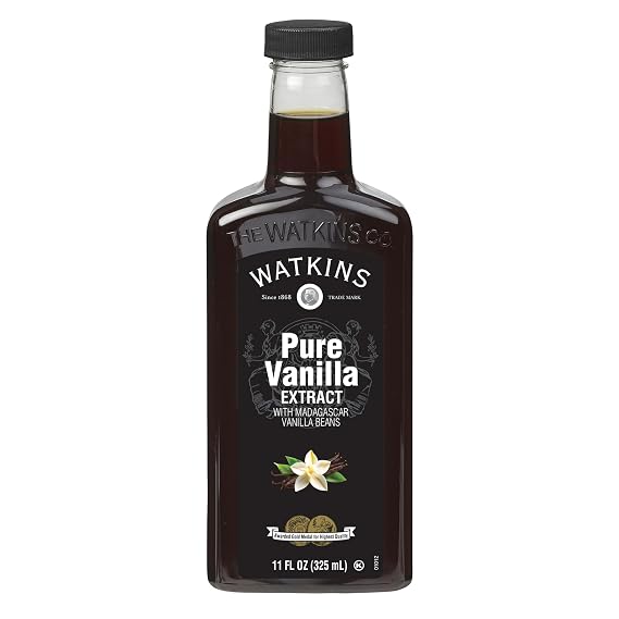 Watkins Pure Vanilla Extract, with Madagascar Vanilla Beans, Non-GMO, Kosher, 11 oz. Bottle, 1-Pack