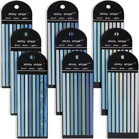1440pcs Transparent Highlighter Tape, Long Reusable Highlight Strips Book Highlighters Removable, Sticky Note Tabs for Annotating Books Aesthetic Annotation Supplies