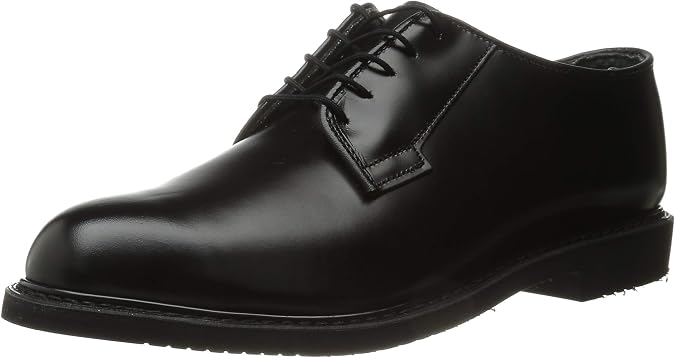 Bates Men's Leather Oxford Shoes Black 16 D(M) US