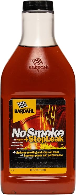 Bardahl NoSmoke StopLeak Motor Oil Additive Oil Burning Leak Sealer 16 oz