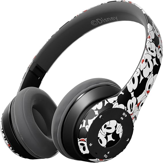Disney Mickey Mouse Bluetooth Headphones- Over the Ear Bluetooth Wireless Headset with Built in Mic and Up to 15 Hrs Playtime | Mickey Mouse Gifts for Women, Men and Fans of All Ages