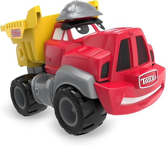 Tonka 06269 Interactive Talking Truck Toy for Toddlers Ages 2+ Made of Sturdy Plastic with 20+ Sounds, Multicolor