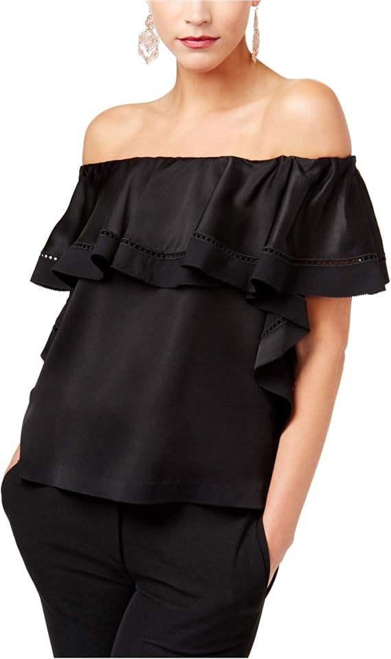 Rachel Zoe Womens Gaia Knit Blouse