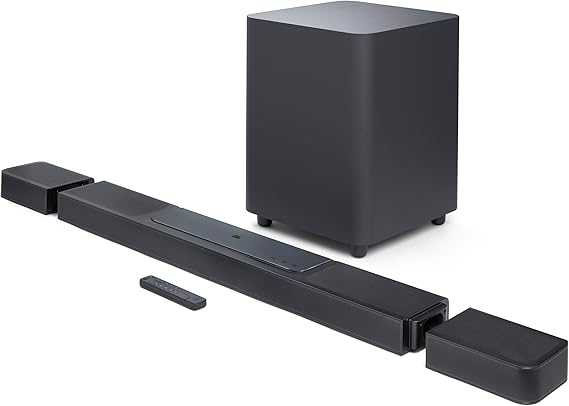 JBL Bar 1300X: 11.1.4-Channel soundbar with Detachable Surround Speakers, MultiBeamTM, Dolby Atmos and DTS:X, Black