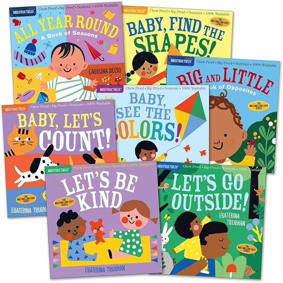 Workman Publishing Company Indestructibles Books Early Learning Set - Set of 7