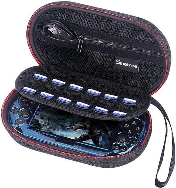 Smatree P100L Carrying Case for PS Vita 1000 | Compatible for PS Vita 1000,PSV 2000,PS Vita PCH-2000,PSP 3000 with Cover (Console,Accessories and Cover NOT Included)