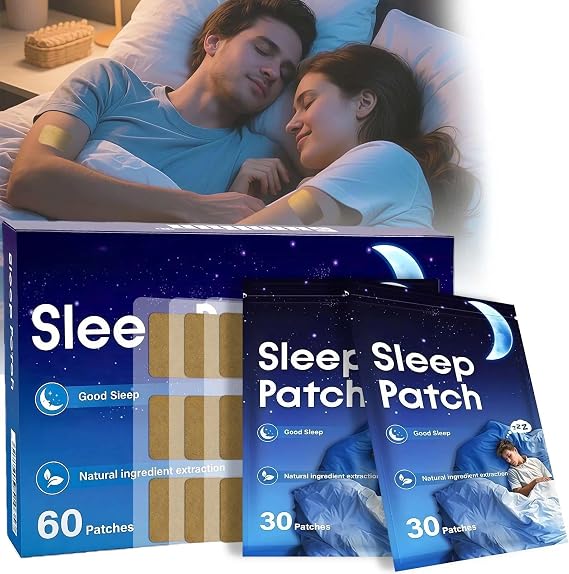 SleepWell Sleep Support Patches for Adults, Extra Strength All-Natural Formula, 60 Cruelty-Free Patches, Promotes Deep & Restful Sleep, Non-Habit Forming